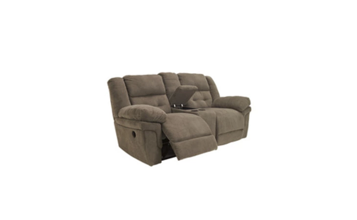 FAMILY TIME DBL REC LOVESEAT W CONSOLE ASHLEY  9890294
