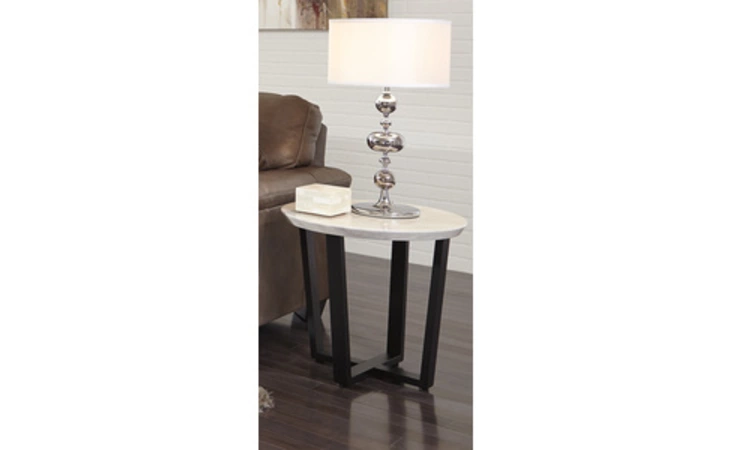 RANETT ROUND END TABLE ASHLEY  T380-6