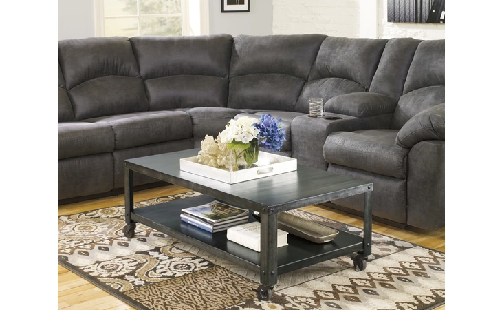 HATTNEY D RECTANGULAR COFFEE TABLE ASHLEY  T560-1