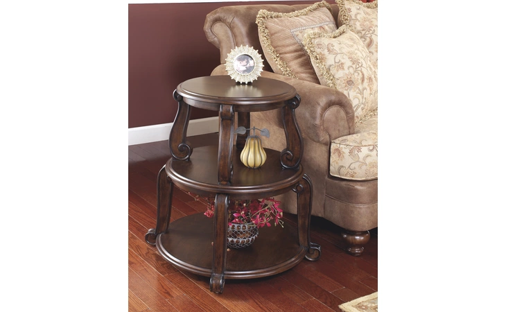 T496-2 BROOKFIELD ROUND END TABLE BROOKFIELD