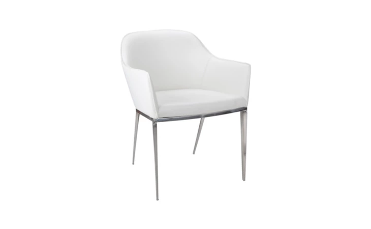  STANIS DINING ARMCHAIR - WHITE SUNPAN FURNITURE  13026
