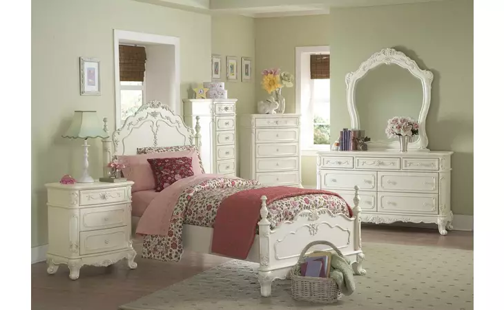 1386-7 TV ARMOIRE WHITE FINISH HOMELEGANCE  1386-7
