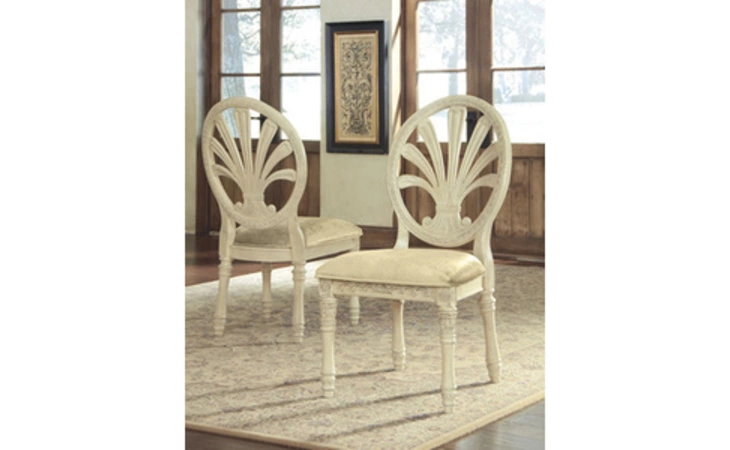 D707-03 ORTANIQUE DINING UPH SIDE CHAIR (2 CN)