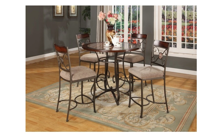 CDC067-PP2-XXMT PUB CHAIR - 2PK, FINISH: METAL LIFESTYLE  CDC067-PP2-XXMT