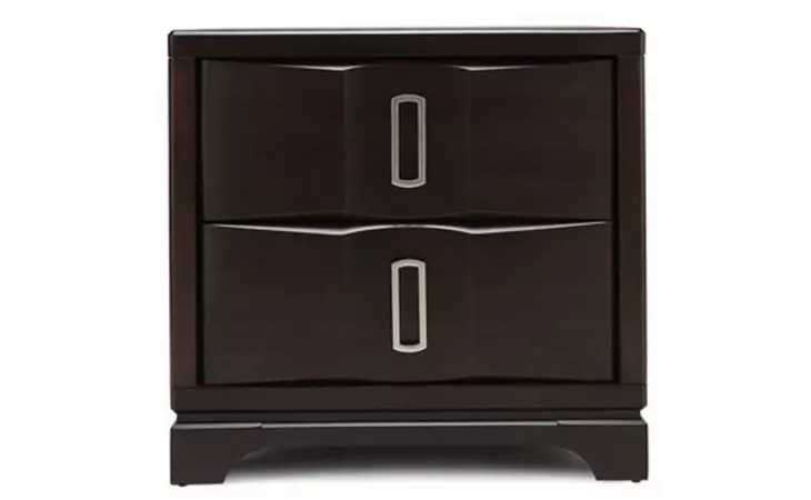 216-432  NIGHTSTAND 2DWR WOOD TOP