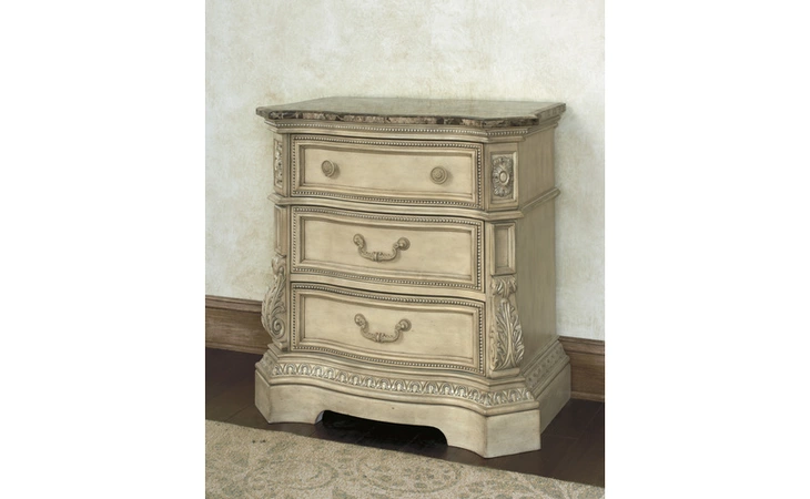 B707-93 ORTANIQUE THREE DRAWER NIGHT STAND