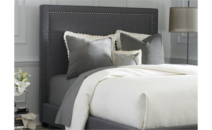 UPHOLSTERED BEDS QUEEN NAIL HEAD PANEL HEADBOARD LIBERTY  350-BR13HU