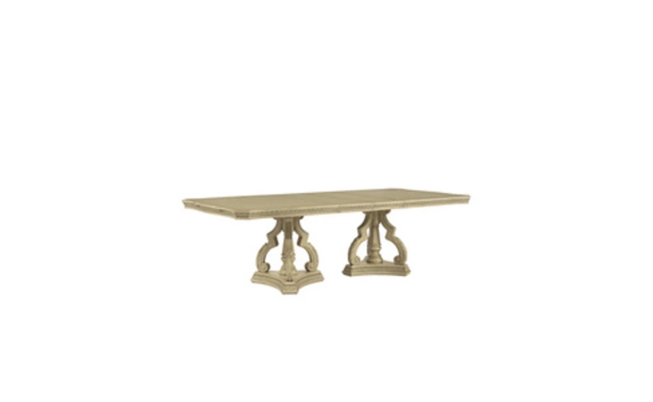 ORTANIQUE RECT DRM PEDESTAL EXT TBL TOP ASHLEY  D707-55T