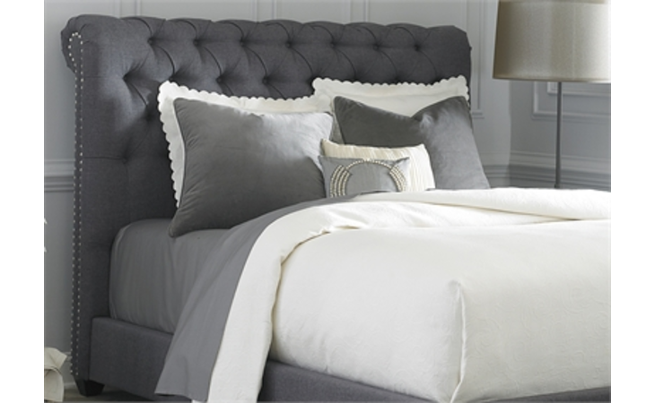UPHOLSTERED BEDS KING CHESTERFIELD SLEIGH HEADBOARD LIBERTY  250-BR22HU