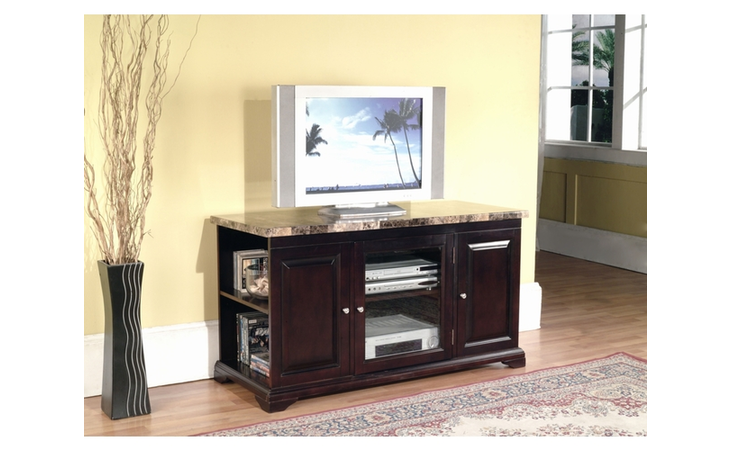 70032-BR TV STAND WORLD IMPORTS  70032-BR