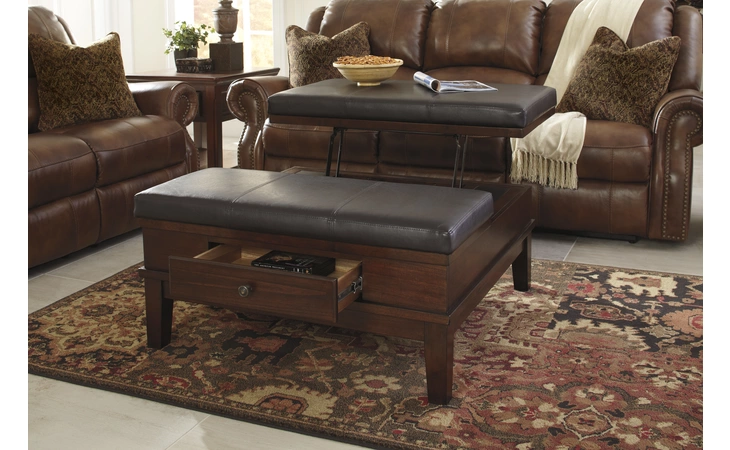 Gately OTTOMAN COFFEE TABLE ASHLEY Ottoman Cocktail Table T845-21