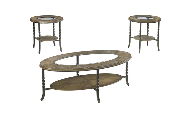 T474-13 BRUDELLI OCCASIONAL TABLE SET (3 CN)