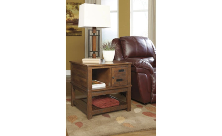 BILVORN SQUARE END TABLE ASHLEY  T742-2