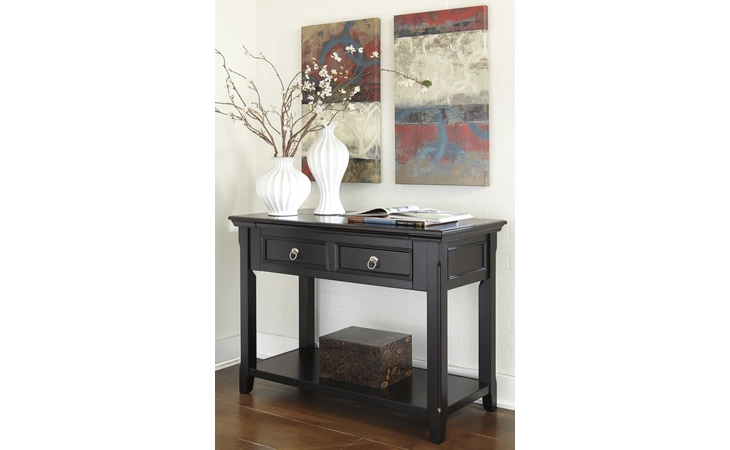 T811-4 GREENSBURG SOFA TABLE GREENSBURG BLACK