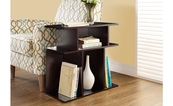 I2474 ACCENT TABLE - 24 H - ESPRESSO MONARCH SPECIALTIES  I2474