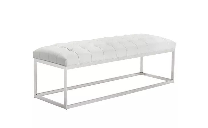 100299 SUTTON SUTTON BENCH - CANTINA WHITE (FORMERLY NOBILITY WHITE)