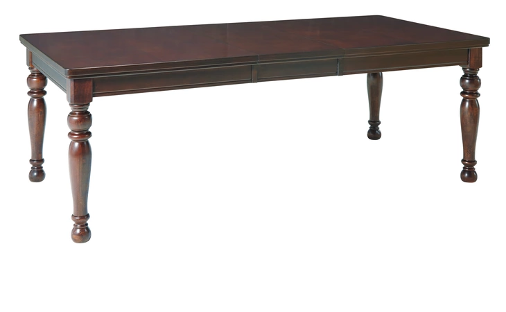 Porter RECT DINING ROOM EXT TABLE ASHLEY Rustic Brown D697-35
