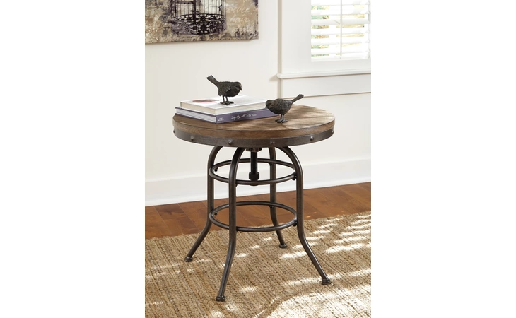 T500-726 Vennilux - Multi ROUND END TABLE/VENNILUX