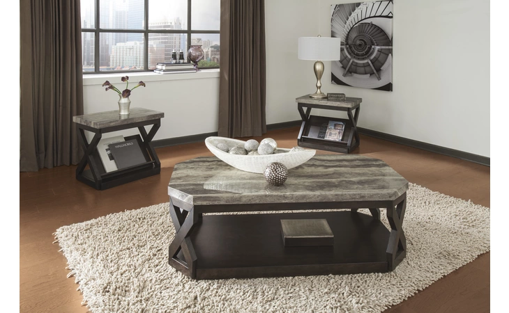 Radilyn OCCASIONAL TABLE SET (3/CN) ASHLEY Grayish Brown T568-13