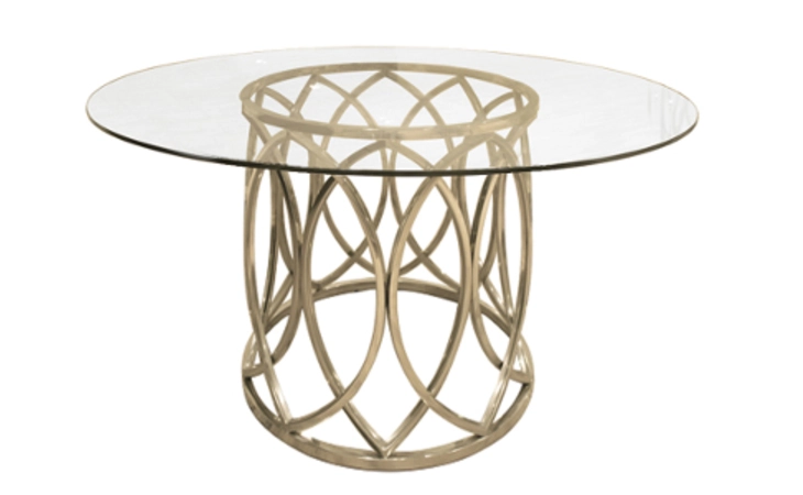 017-4020DT ANNA DINING TABLE GLASS 1 OF 2 BOXES DECOR-REST  017-4020DT