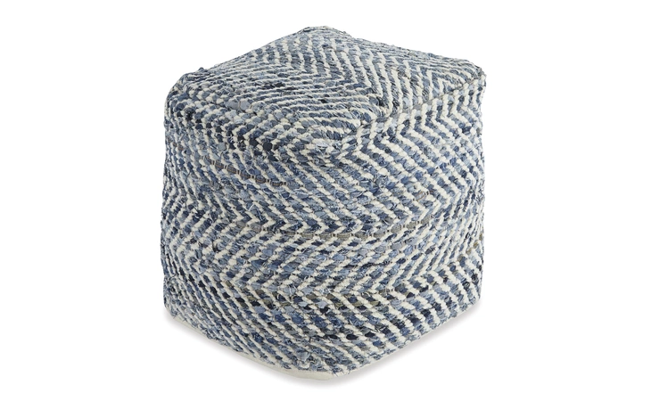 Chevron POUF ASHLEY Blue A1000445