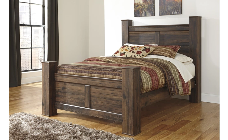 Quinden QUEEN POSTER FOOTBOARD ASHLEY Dark Brown B246-64