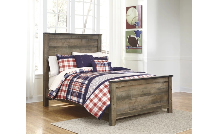 Trinell FULL PANEL FOOTBOARD ASHLEY Brown B446-84