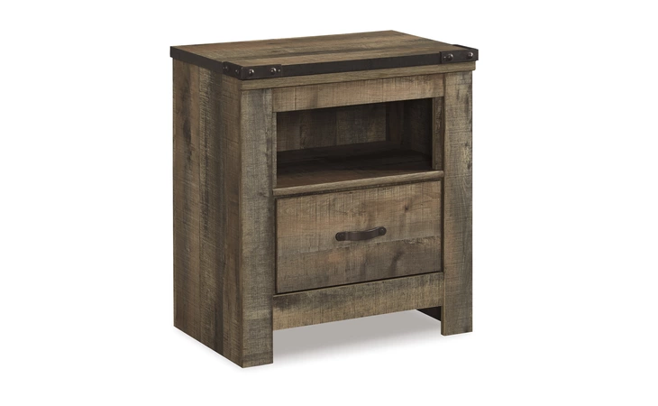 Trinell ONE DRAWER NIGHT STAND ASHLEY Brown B446-91