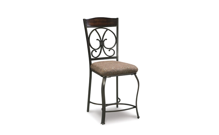UPHOLSTERED BARSTOOL (4/CN) ASHLEY Glambrey Brown D329-124