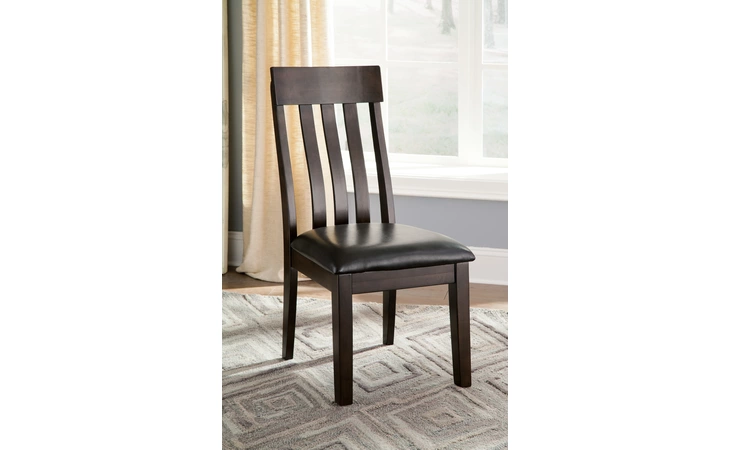 Haddigan DINING UPH SIDE CHAIR (2/CN) ASHLEY Dark Brown D596-01