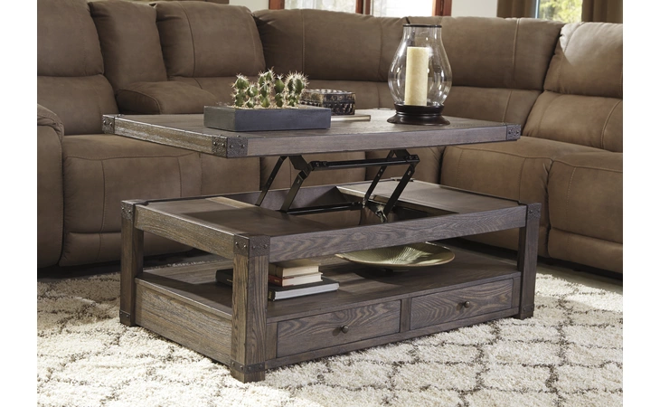 BURLADEN LIFT TOP COFFEE TABLE ASHLEY  T846-9