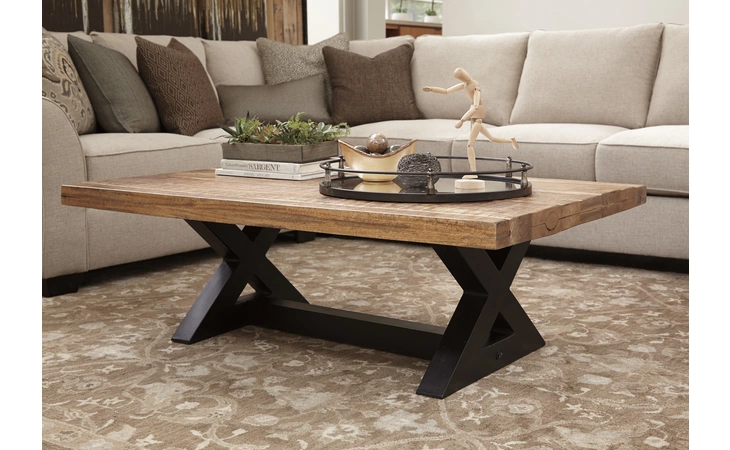 Wesling RECTANGULAR COFFEE TABLE ASHLEY Rectangular Cocktail Table T873-1