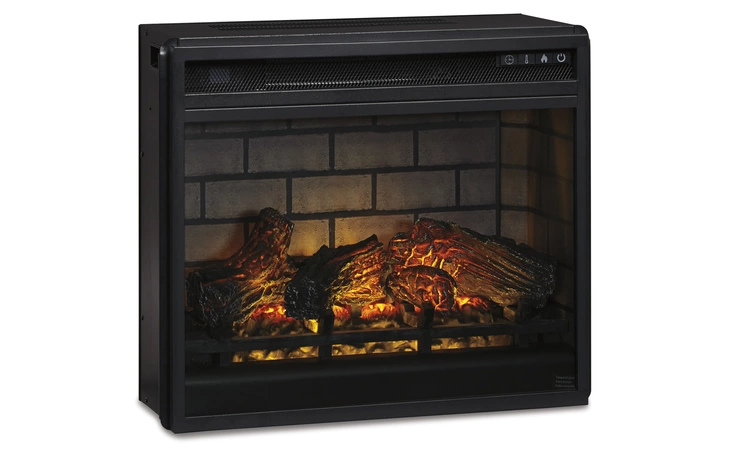Entertainment Accessories FIREPLACE INSERT INFRARED ASHLEY Black W100-101
