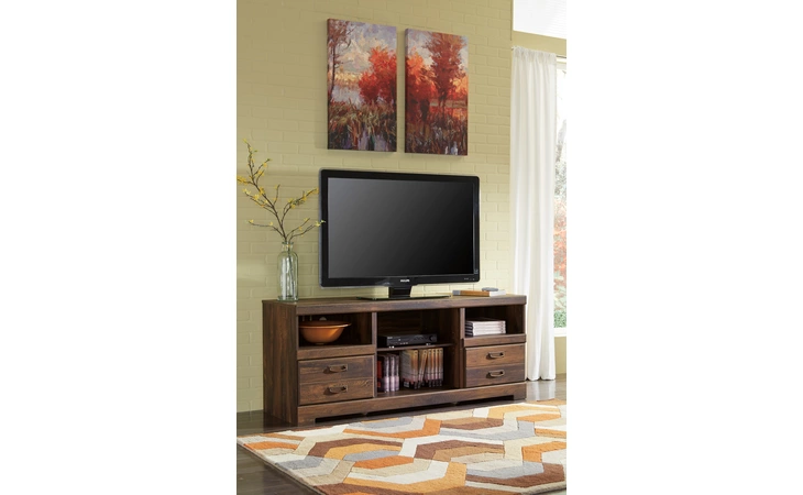 W246-68 QUINDEN LG TV STAND W FIREPLACE OPTION