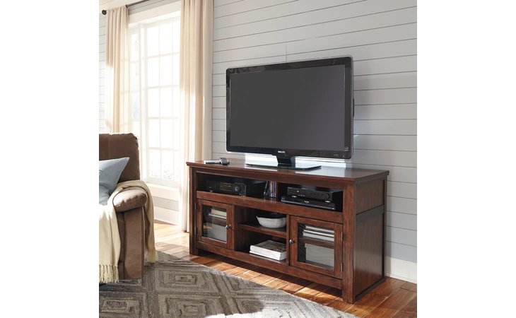 Harpan LARGE TV STAND ASHLEY Reddish Brown W797-38