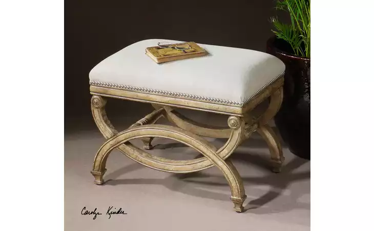 23052 KARLINE SMALL BENCH UTTERMOST  23052
