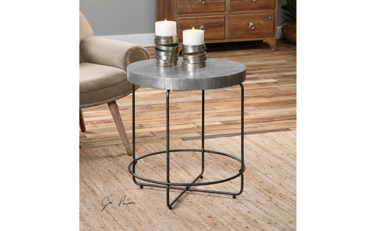 24455  AMIANO, ACCENT TABLE