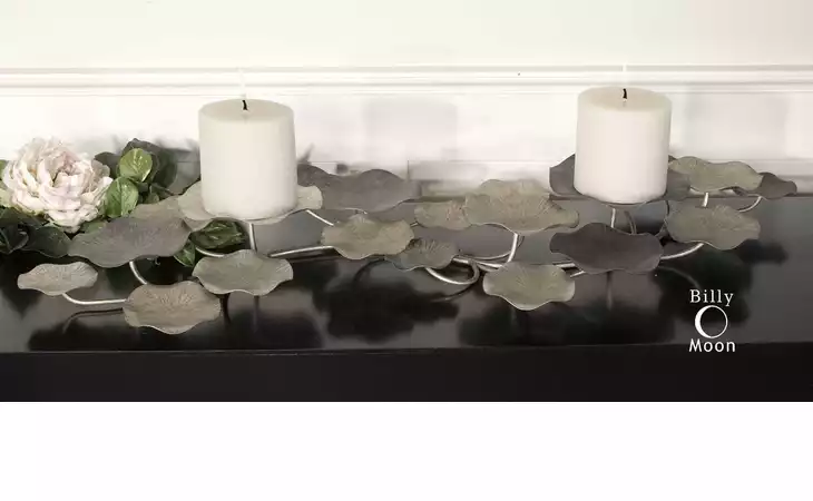 17079  LYING LOTUS CANDLEHOLDER