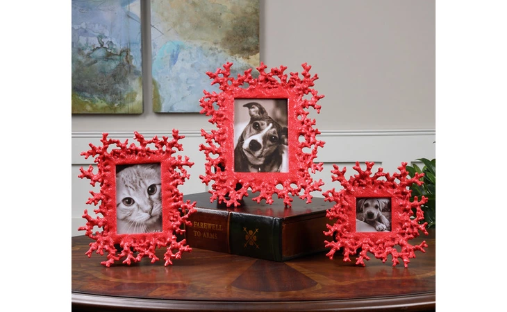 18559  RED CORAL, PHOTO FRAMES, S 3