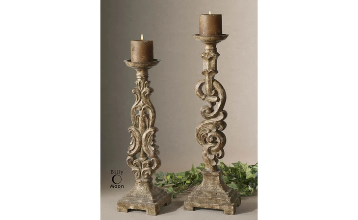 19218 GIA, CANDLEHOLDERS, S 2 UTTERMOST  19218