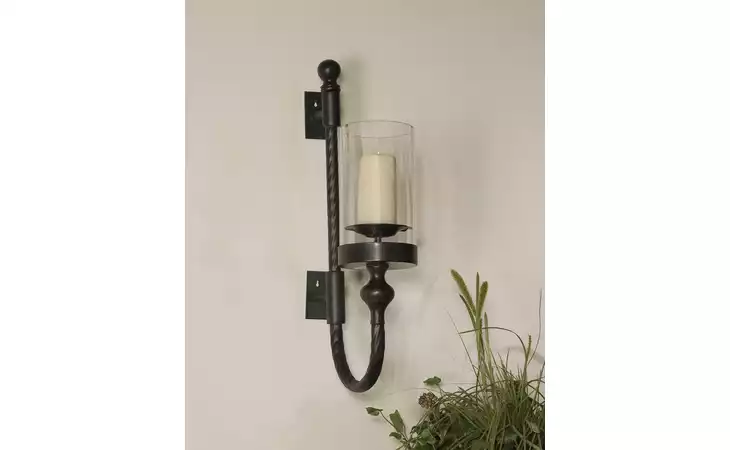 19476  GARVIN CANDLE SCONCE