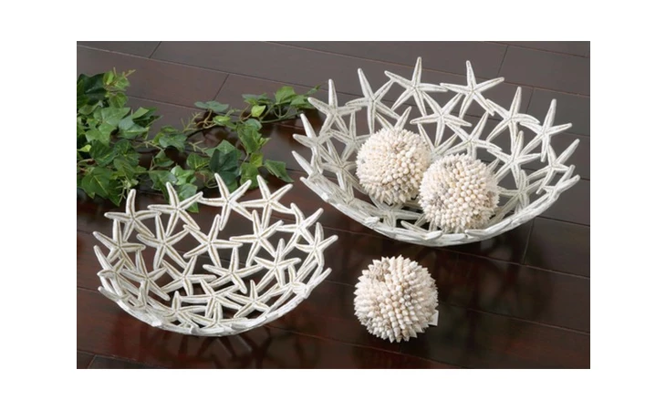 19557 STARFISH BOWLS WITH SPHERES, S 5 UTTERMOST  19557