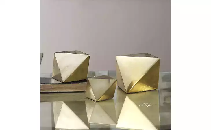 20007  RHOMBUS SCULPTURES, S/3