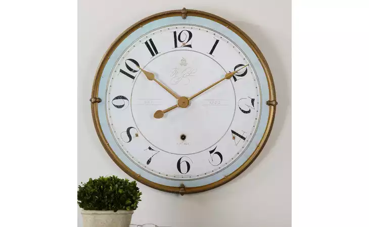 06091 TORRIANA WALL CLOCK UTTERMOST  06091