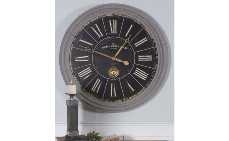 06343 LONDON RAIL CLOCK UTTERMOST  06343