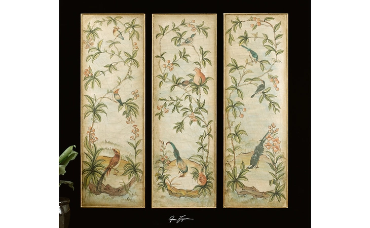 32038 AVIARY PANEL, I, II, III, S 3 UTTERMOST  32038