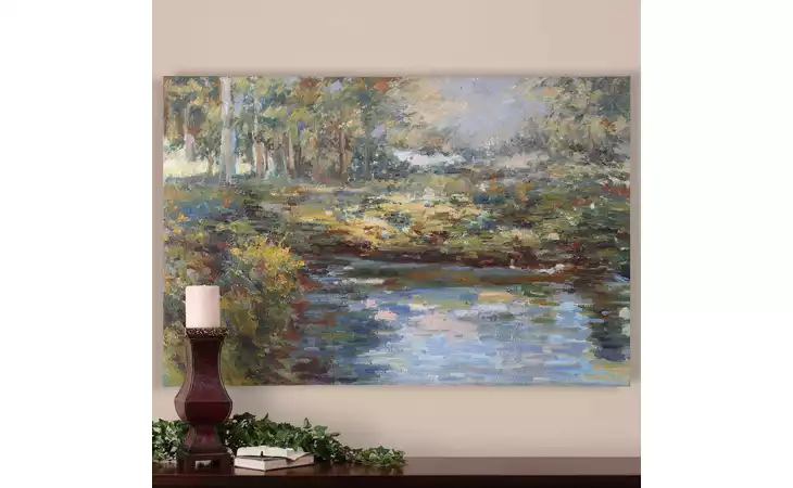 32200 LAKE JAMES HAND PAINTED CANVAS HP UTTERMOST  32200