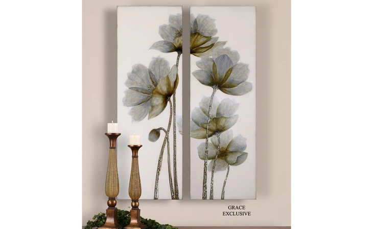34201 FLORAL GLOW I, II S 2 UTTERMOST  34201