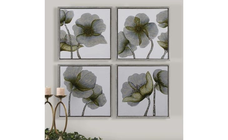 34216 MINI FLORAL GLOW I, II, III, IV, S 4 UTTERMOST  34216