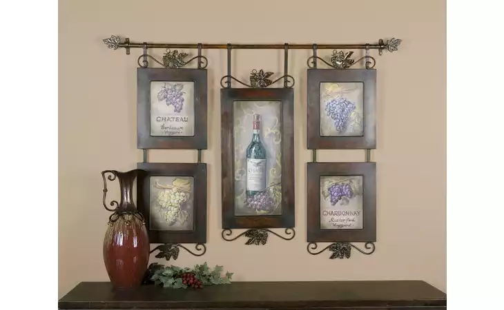 50791  HANGING WINE OIL REPRODUCTION OR